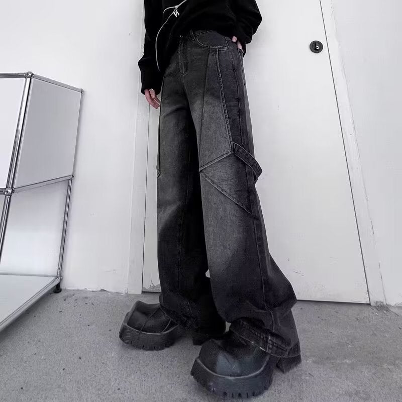 Unisex Casual Daily Denim Jeans - Image 1