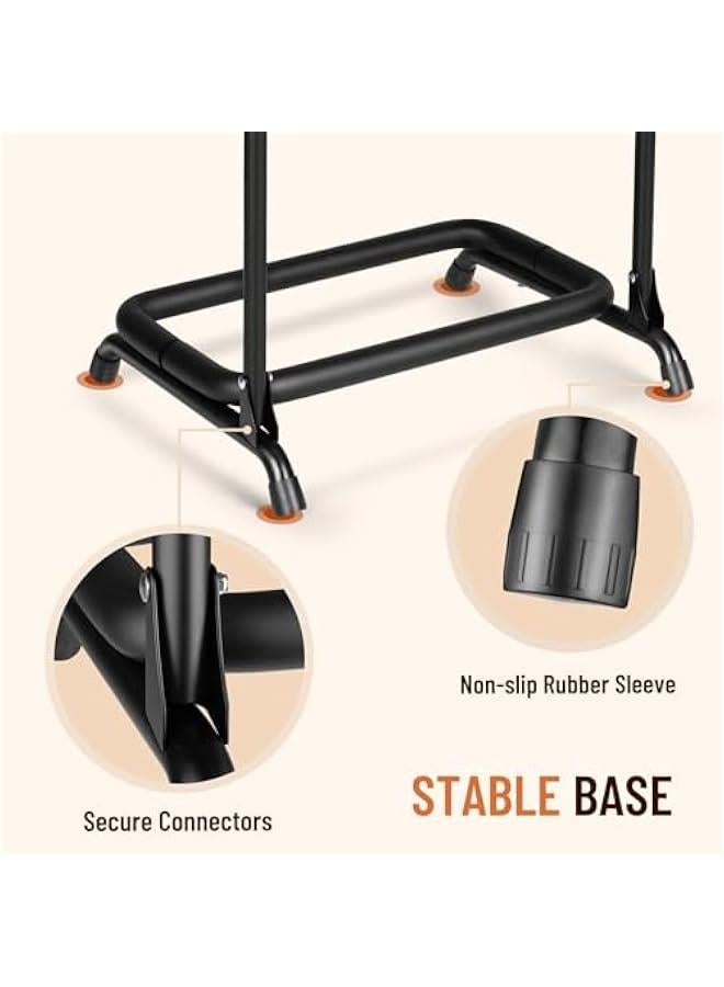 Beauenty Multi Guitar Rack: Acoustic Guitar Display Rack 5 Holder Thick Padding Guitar Rack Holder Floor Stand for Classical Acoustic Electric Guitars and Bass CY0345 (3 Guitars)  - Image 5