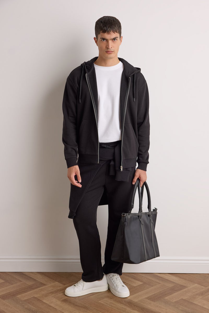 ديفاكتو كارديجان رجالي مريح بغطاء للرأس - Image 2