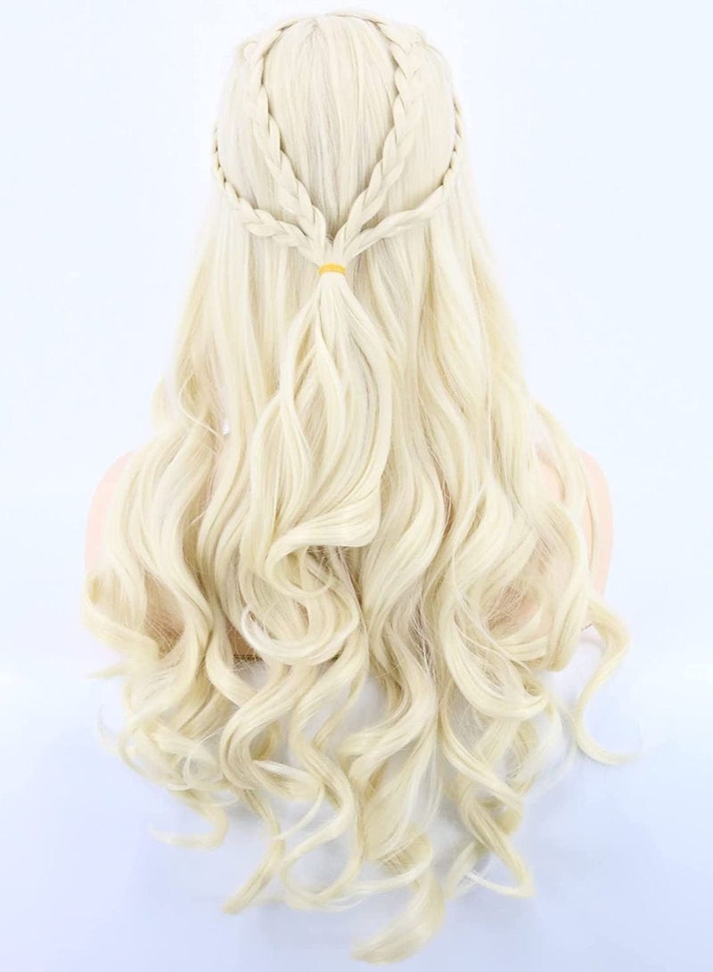 Estelle Women's Wig Golden Long Curly Princess Bridal Cosplay Wig - Image 5