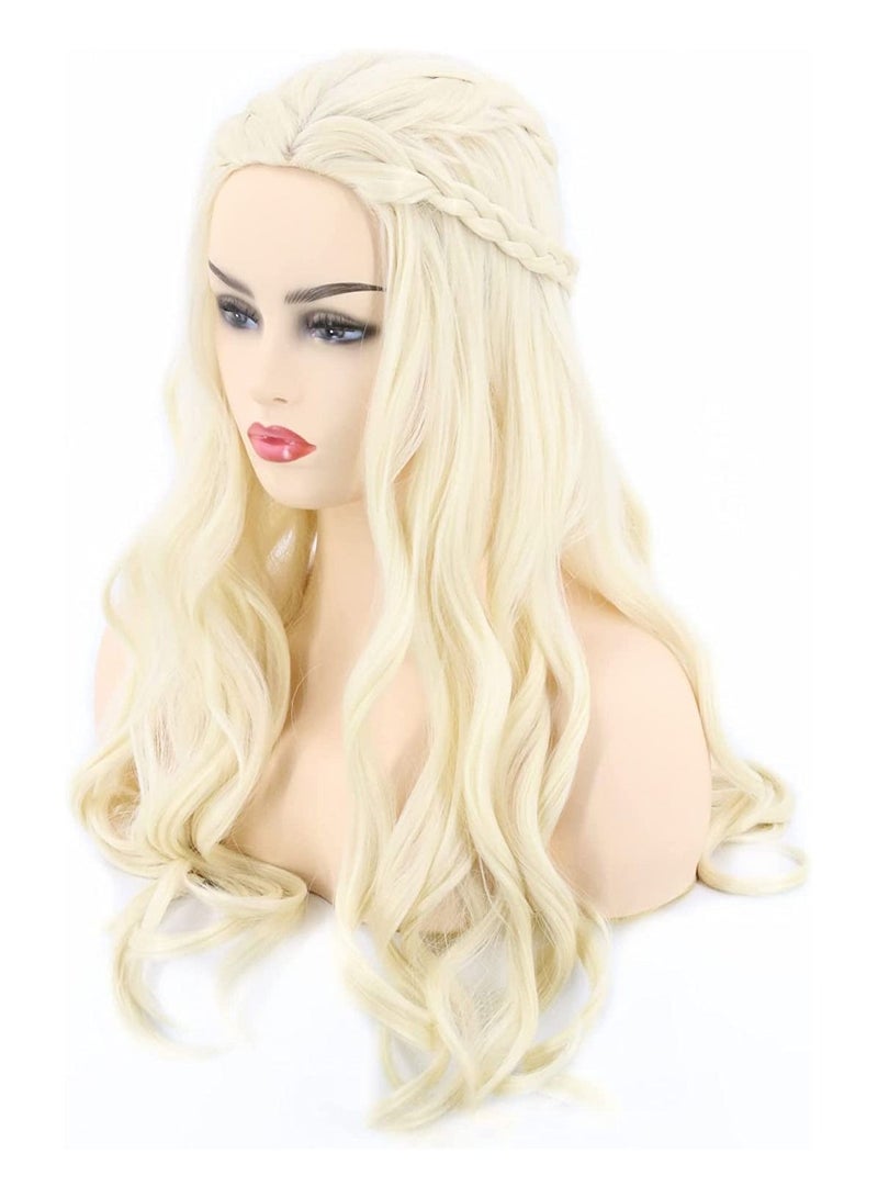 Estelle Women's Wig Golden Long Curly Princess Bridal Cosplay Wig - Image 2