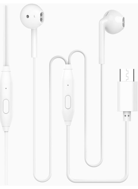 FASTER F6T HI FI Strong Deep Bass Type-C Handsfree With Mic White