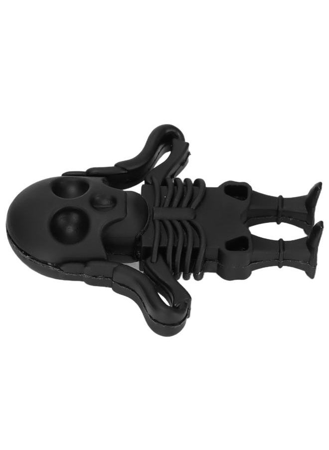 Thoraya Funny Flash Drive Cute Cartoon Micro Skull Shape Thumb Drive Memory Stick Pen Drive For Gift 128GB Black  - Image 4