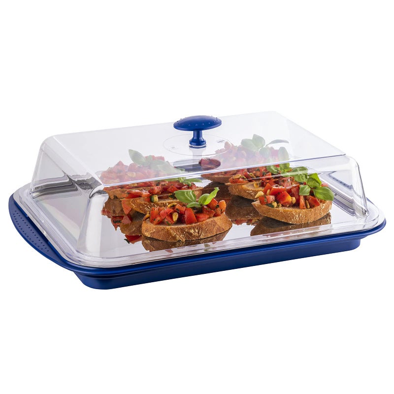 APS 9090 stainless steel thermal system 43cm x 19cm blue 2 pieces