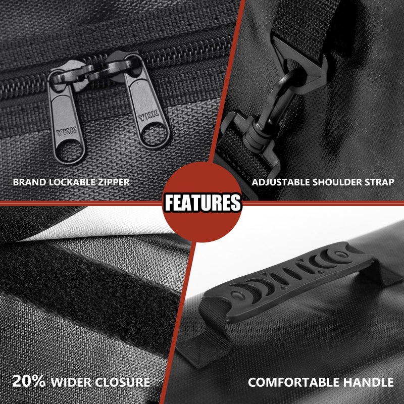 ROLOWAY Large Fireproof Bag 5200â„‰ Heat Insulated (17 x 12 x 5.8 inches), Fireproof Document Bag for Cash Safe and Document Safe - Image 5
