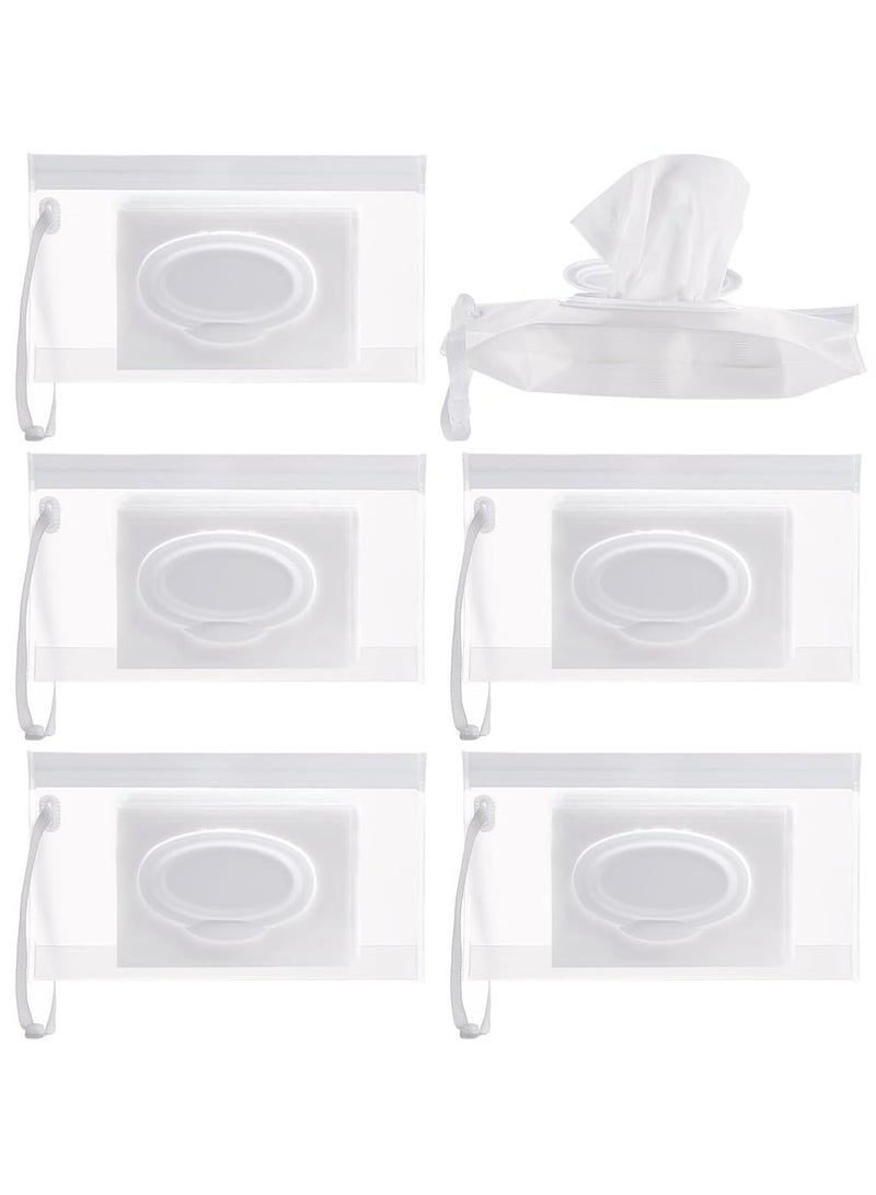 CMGTYYD Portable Eco-Friendly Baby Wipe Dispenser - 6Pcs Refillable Wet Wipe Holder for Travel, Strollers & Backpacks, Reusable & Convenient - Image 1