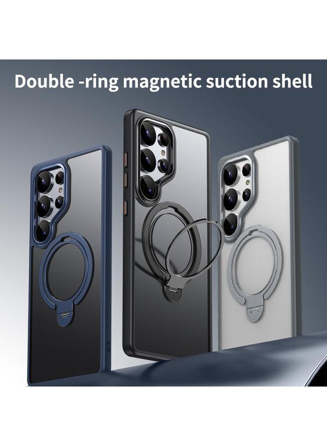 إيروريكس جراب لهاتف Samsung Galaxy S25 Ultra 5G مع حامل مغناطيسي مزدوج الحلقة MagSafe - Image 2