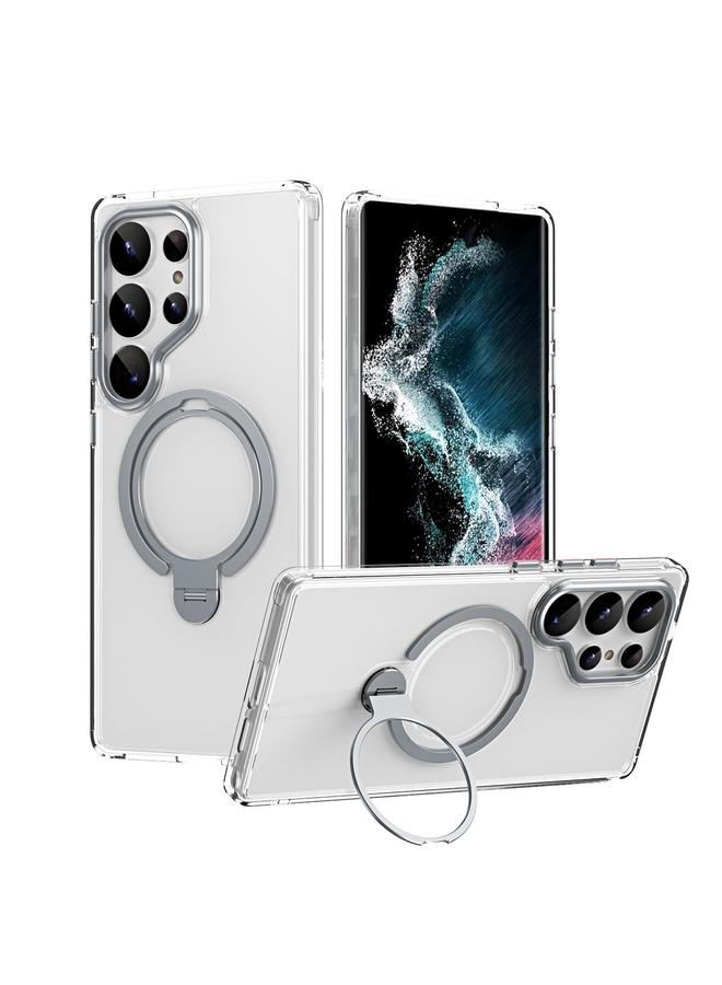 إيروريكس جراب لهاتف Samsung Galaxy S25 Ultra 5G مع حامل مغناطيسي مزدوج الحلقة MagSafe - Image 1