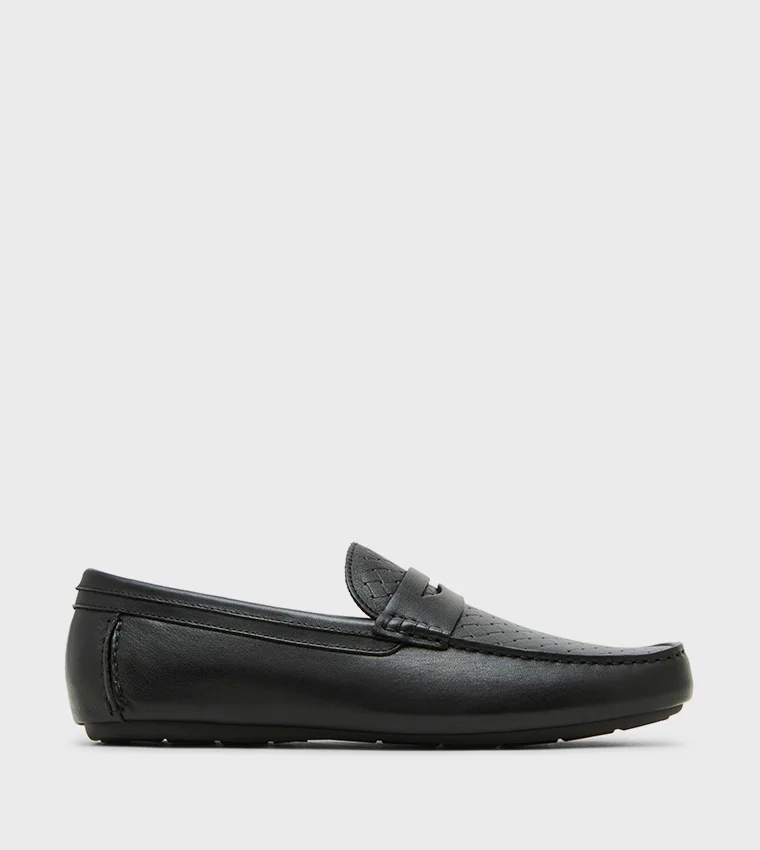 ستيف مادن Kriston Black Men's Formal Slip-On Shoes