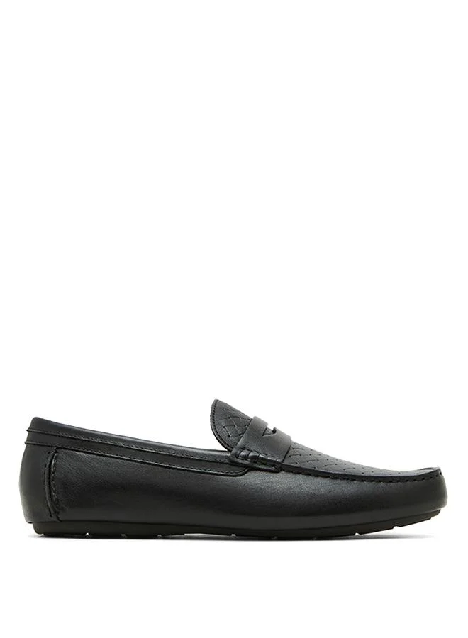 Kriston Black Men's Formal Slip-On Shoes