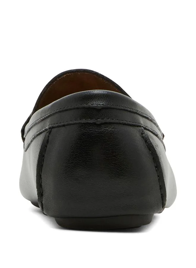 Steve Madden Kriston Black Men's Formal Slip-On Shoes
