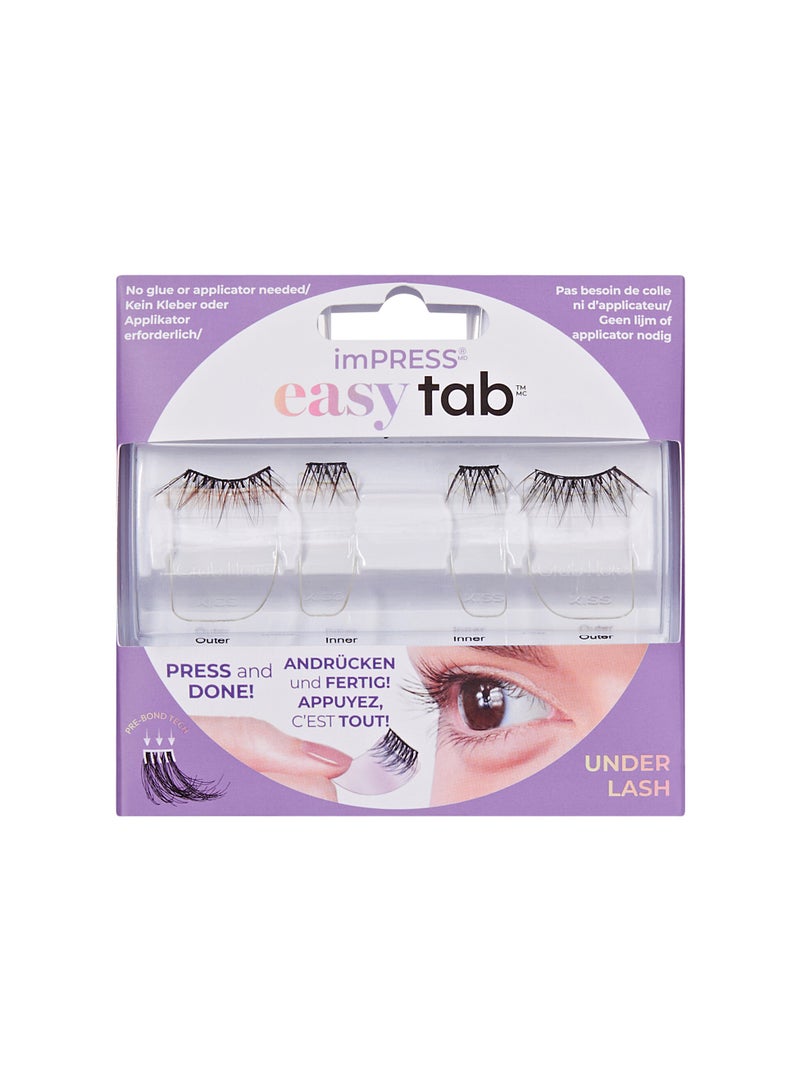 Kiss Impress Press-on Falsies Easy Tab Lashes Classy Natural ILT01C - Image 1