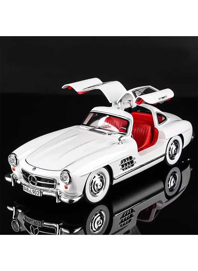 1:24 Mercedes-Benz 300SL alloy car model Simulation retro car toy car model collection ornaments  - Image 1