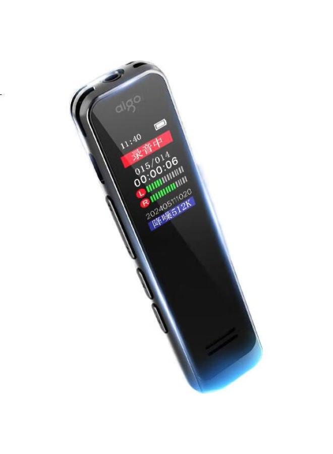 aigo مسجل صوت احترافي Aigo R3315C سعة 128G مع تقنية تقليل الضوضاء عالية الدقة، عمر بطارية طويل يصل إلى 60 ساعة للتعلم، التدريب، الاجتماعات التجارية، المقابلات، وتشغيل Mp3 - Image 2