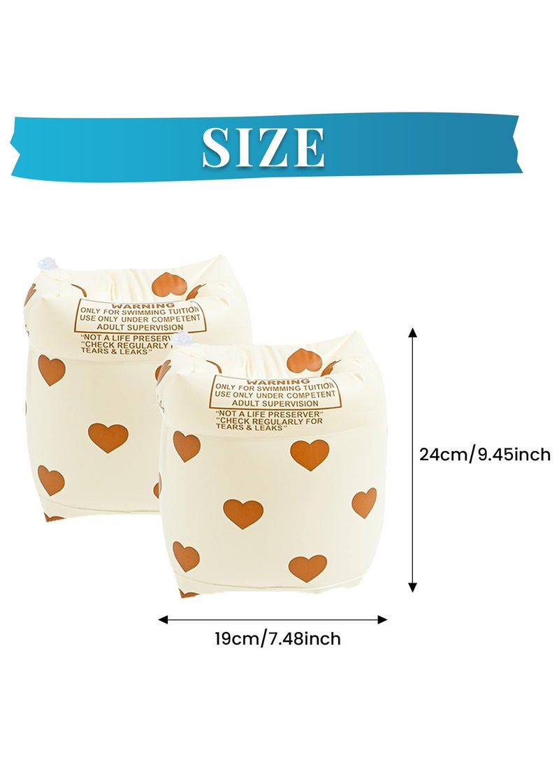 SYOSI Arm Floaties Inflatable Swim Arm Bands, Floater Sleeves Swimming Arm Rings for Kids Toddlers and Adults (4Pcs) - Image 5