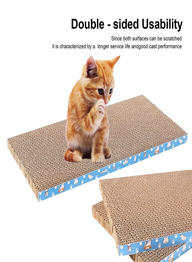 Mankaide 8 Packs in 1 Cat Scratch Pad, Cat Scratcher Cardboard,Reversible,Durable Recyclable Cardboard, Premium Scratch, Suitable for Cats to Rest, - Image 4