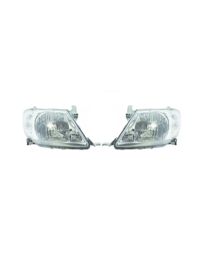 Front Headlight Compatible with Toyota Hilux 2006–2008 Clear Illumination High Quality Replacement - Image 2