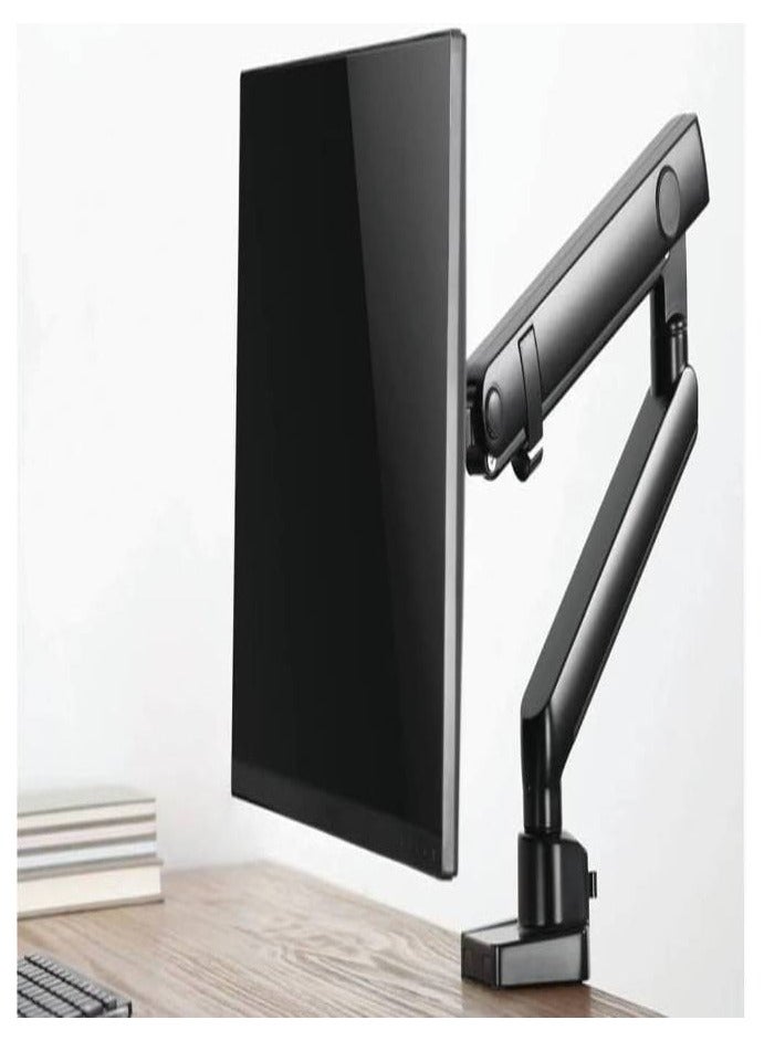 SH 20C012 Counterbalance Steel Monitor Arm, Versatile Support for Monitors 17"-32", Achieve Optimal Viewing Comfort and Workspace Efficiency, Black - Image 1