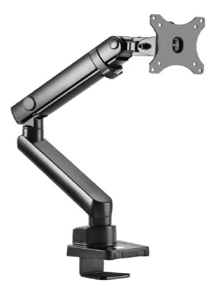SH 20C012 Counterbalance Steel Monitor Arm, Versatile Support for Monitors 17"-32", Achieve Optimal Viewing Comfort and Workspace Efficiency, Black - Image 2