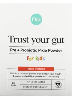 Trust Your Gut Pre + Probiotic Pixie Powder For Kids Fruit Punch 6 Billion 30 Sticks 0.05 oz (1.5 g) Each - pzsku/Z42ABE9D09DAF69905C5CZ/45/_/1730767412/8a86ec26-8ca7-4904-867a-2ef9262bf8e6