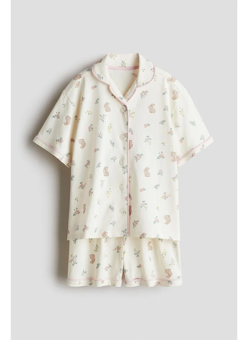 اتش اند ام Patterned jersey pyjamas