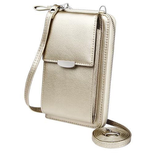 KUKOO Small Crossbody Bag Cell Phone Purse Wallet with Credit Card Slots for Women - Image 1