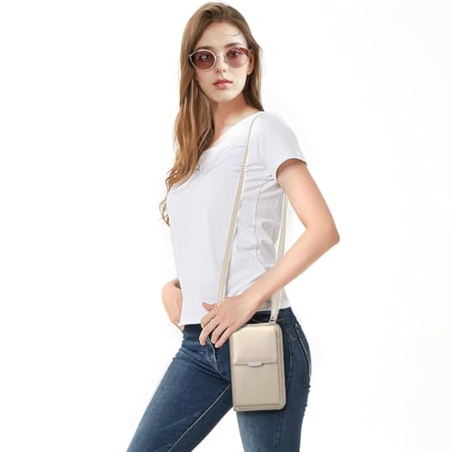 KUKOO Small Crossbody Bag Cell Phone Purse Wallet with Credit Card Slots for Women - Image 3