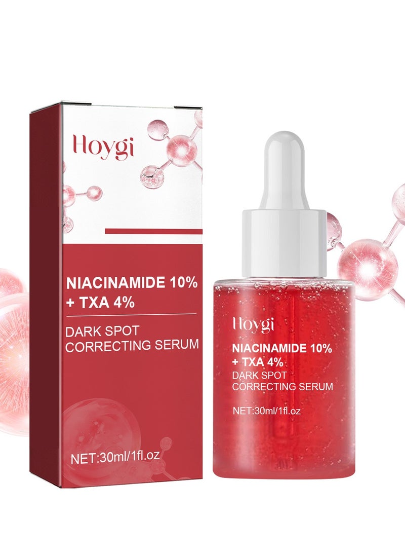 Hoygi 10% Niacinamide+ 4% Tranexamic Acid Serum, Ceramide, Hyaluronic Acid, Vitamin B12 natural color, for Sensitive skin, Korean Glass Skin, Fragrance-Free (30ml /1.01 fl.oz.)  - Image 1