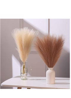 KASTWAVE 6 Pcs Artificial Pampas Grass Branches for Vase Fillers 17 Inches  - Image 3