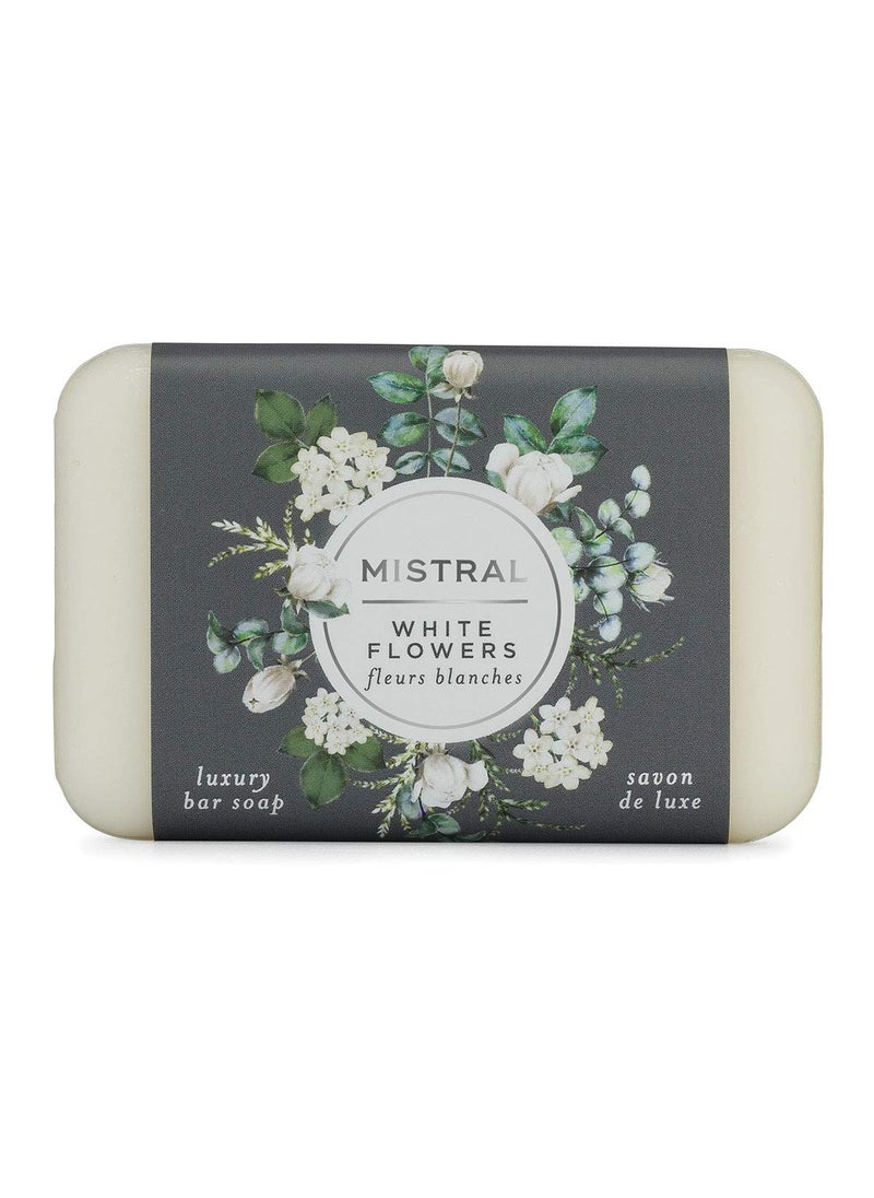 mistral - Mistral Classic Bar Soap White Flowers 2 Bars - Image 1