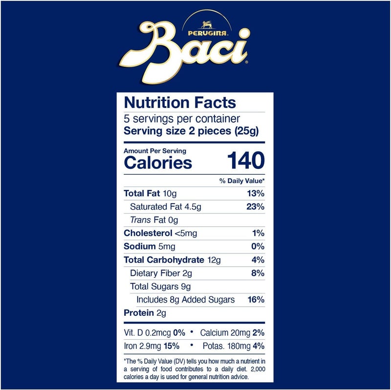 Baci Original Dark Chocolate Truffles with Hazelnuts - 4.4oz Bags, Pack of 4 - Image 2