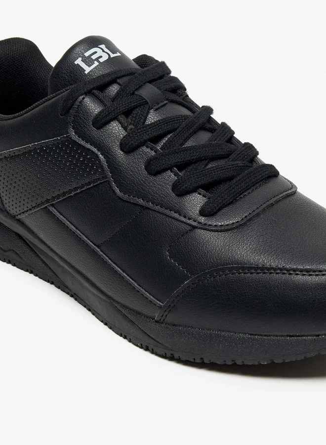 LBL by Shoexpress Solid Low Ankle Lace-Up Sneakers
