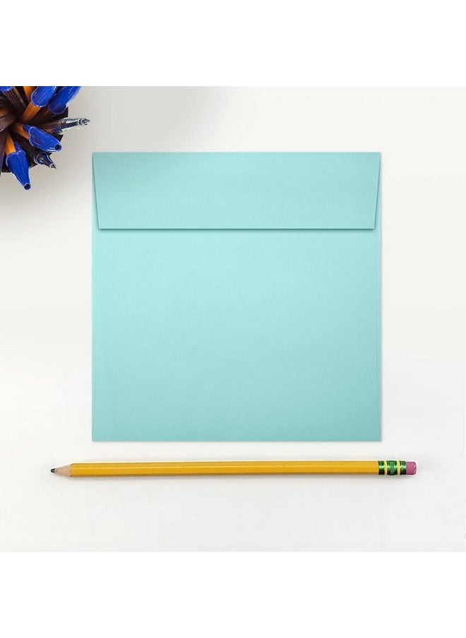 إنفيلوبس.كوم مظاريف دعوة مربعة من Luxpaper | قشر واضغط | 5 1/2 بوصة × 5 1/2 بوصة | رغوة البحر الزرقاء | 80 رطل. نص | 50 الكمية  - Image 4
