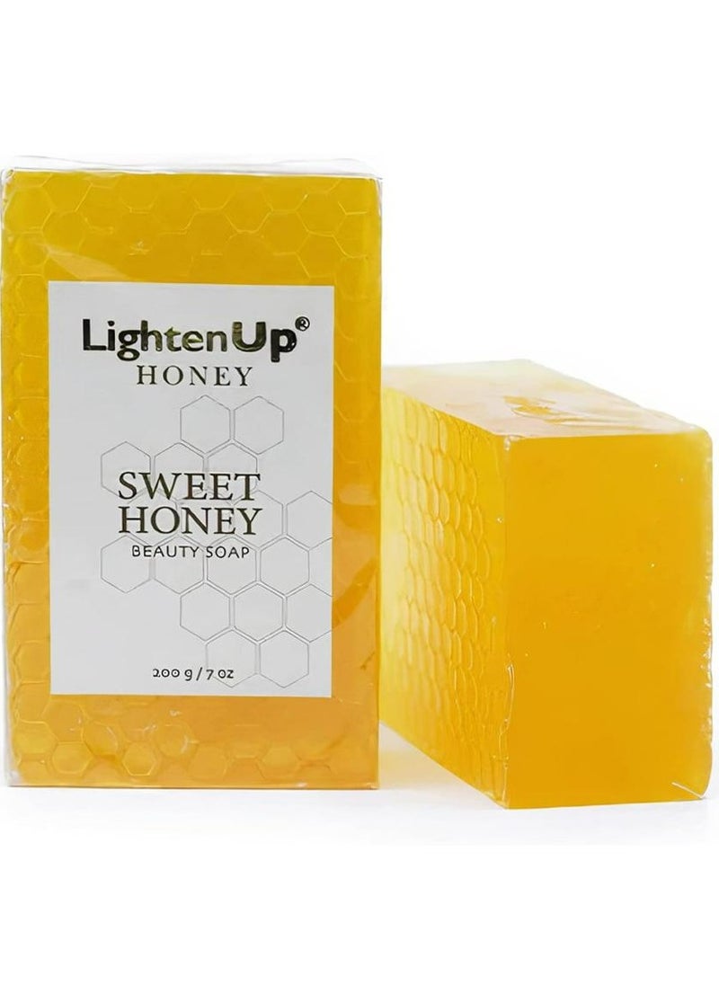 LIGHTENUP - Sweet Honey Beauty Soap 200 g - Image 1