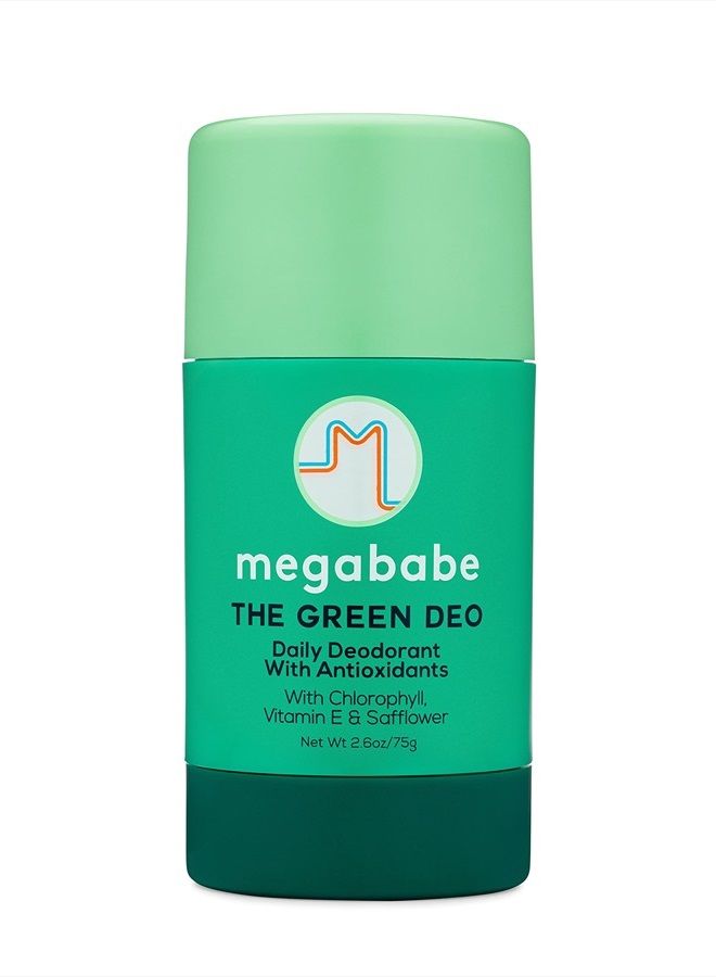 Megababe Daily Deodorant - The Green Deo with Anti-Antioxidants | Aluminum-Free, All Natural | 2.6 oz - Image 1