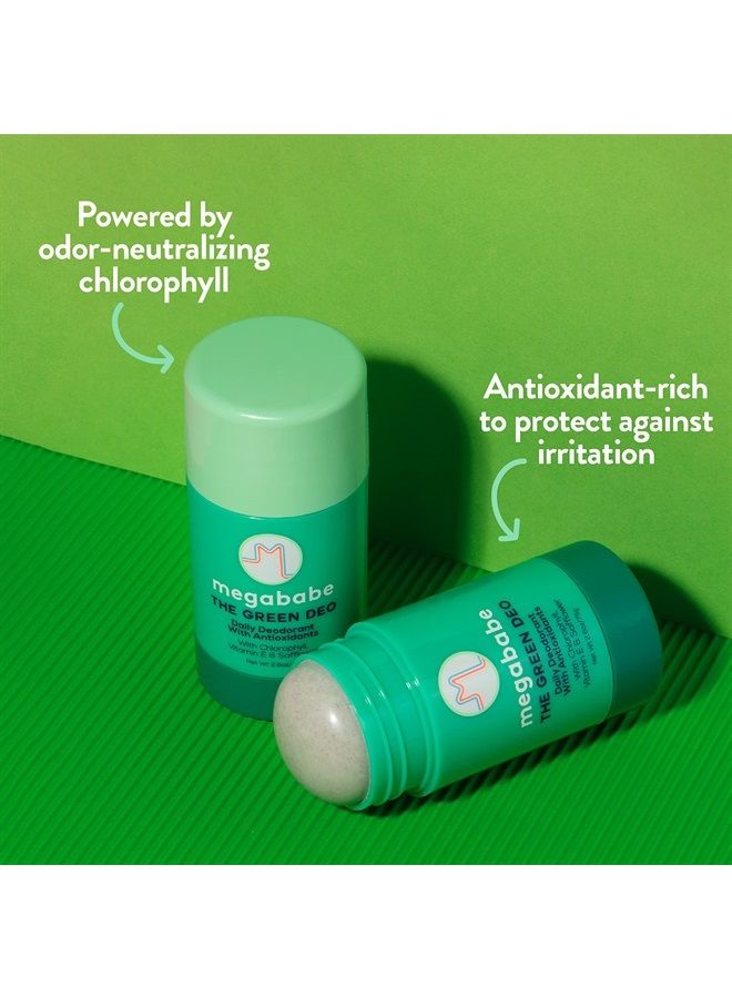 Megababe Daily Deodorant - The Green Deo with Anti-Antioxidants | Aluminum-Free, All Natural | 2.6 oz - Image 2