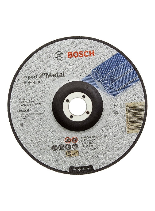 BOSCH Bosch 2608600316 180 x 1 x 22.23mm Metal Grinding Disc  - Image 1