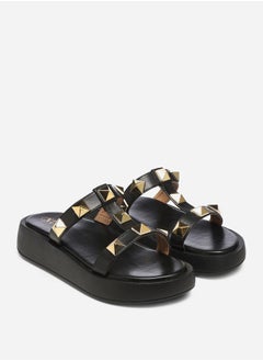 GNIST Studded Strap Flatform Sandals by Styli  - Image 2