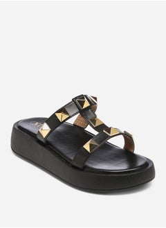 GNIST Studded Strap Flatform Sandals by Styli  - Image 1