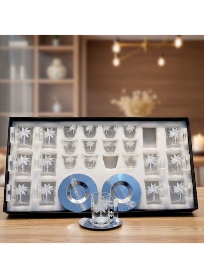 Luxury 36-piece tea and coffee cup and saucer set - Image 2