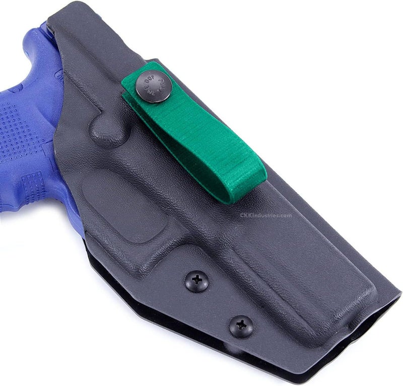 Holstex IWB Soft Belt Loops - w/Heavy Duty Rubberized Nylon Pull-The-Dot Security Snaps & Mounting Hardware - Holster Loops for IWB Carry - (Fit 1.25" to 2.00" Belts (Adjustable) - (Multi Colors) - Image 3