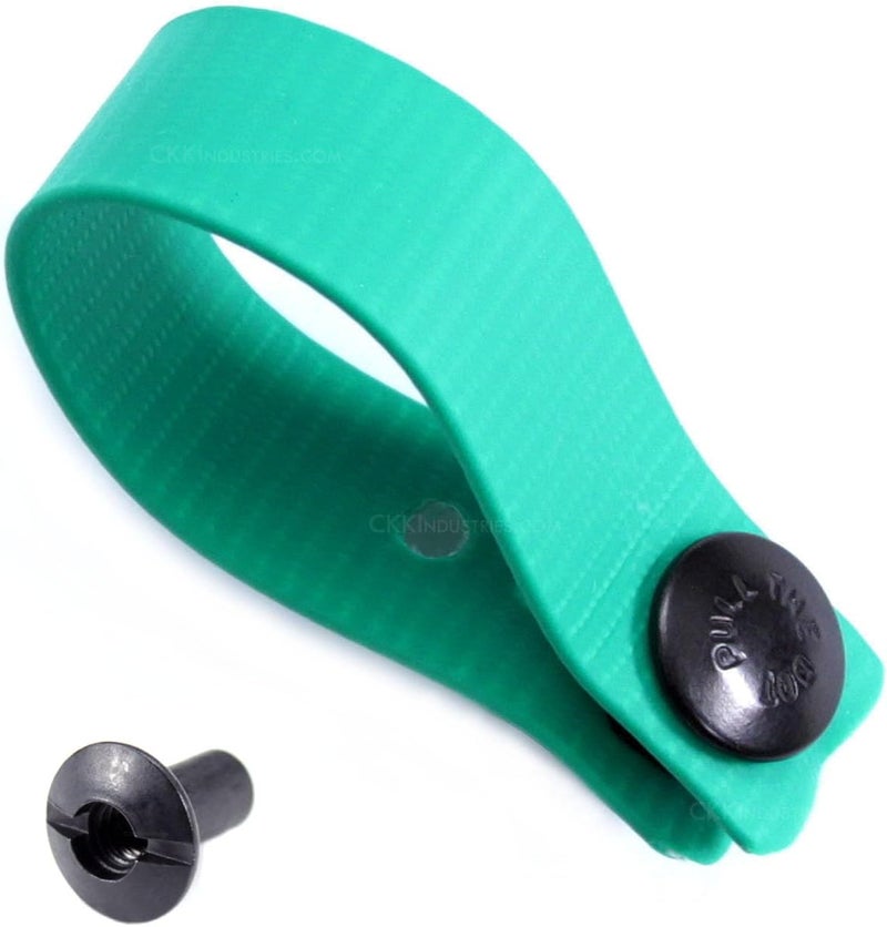 Holstex IWB Soft Belt Loops - w/Heavy Duty Rubberized Nylon Pull-The-Dot Security Snaps & Mounting Hardware - Holster Loops for IWB Carry - (Fit 1.25" to 2.00" Belts (Adjustable) - (Multi Colors) - Image 2