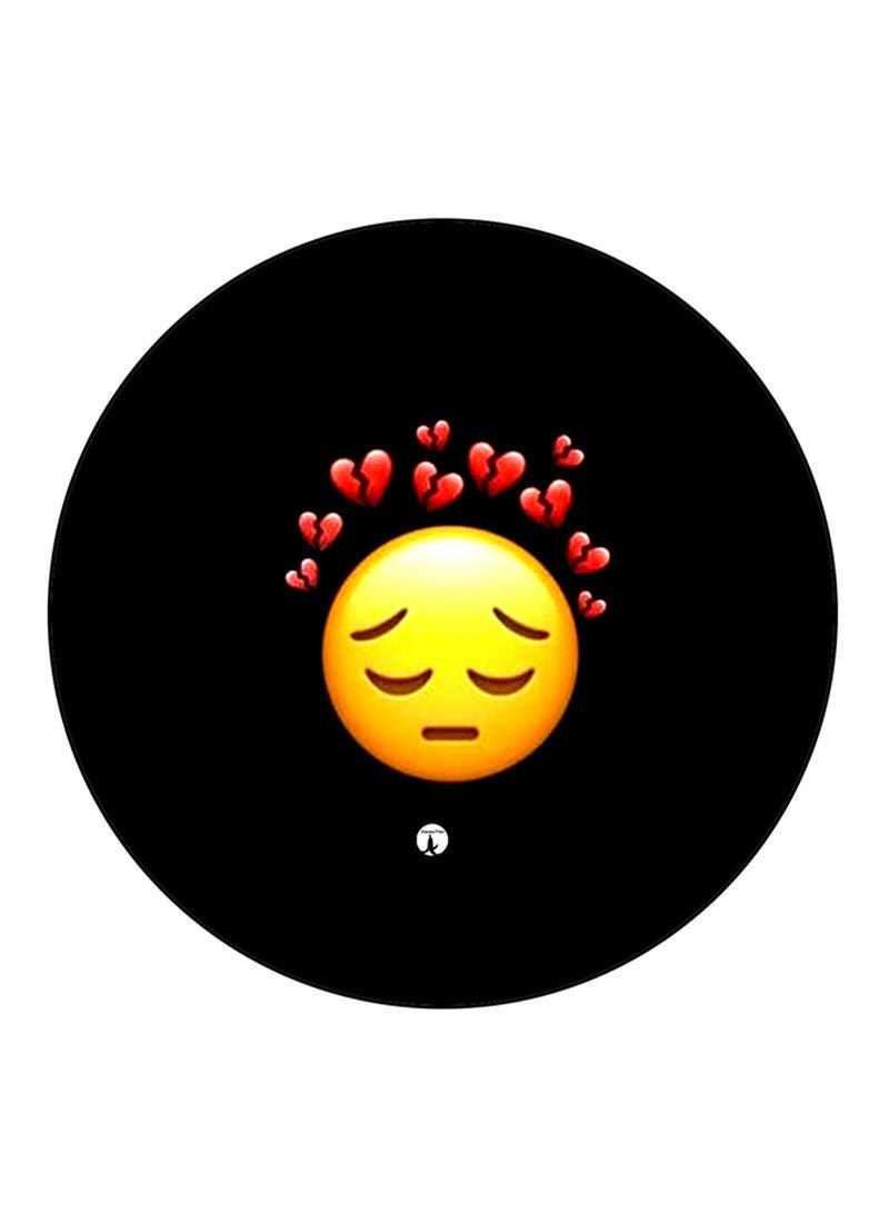 RKN Emojis Printed Large Pin Multicolour - Image 1
