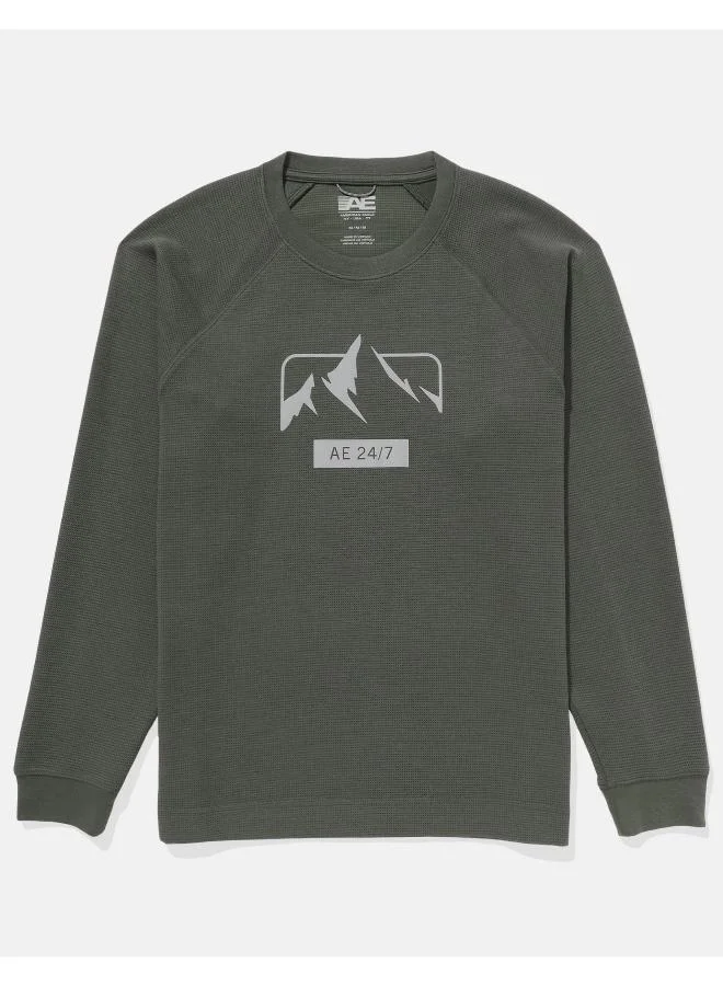 American Eagle AE 24/7 Long-Sleeve Thermal T-Shirt