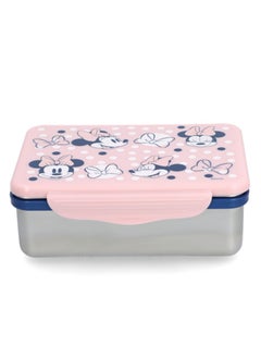 Stainless Steel Rectangular Minnie Mouse Themed Lunch Box Multicolor 193ml - pzsku/Z42ACC402BF3721388AA5Z/45/_/1723970747/8befe163-b842-4324-a0c9-183b9d905732