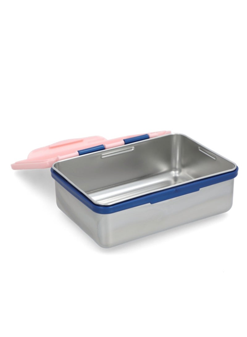STOR Stainless Steel Rectangular Minnie Mouse Themed Lunch Box Multicolor 193ml  - Image 3