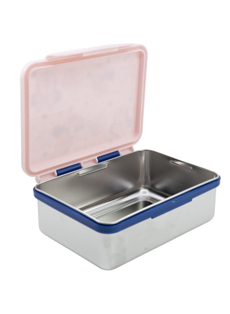 STOR Stainless Steel Rectangular Minnie Mouse Themed Lunch Box Multicolor 193ml  - Image 4