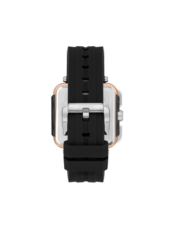 Quantum Men's Silicone Multifunction Watch PWG1102.451 - 45 mm - Image 3