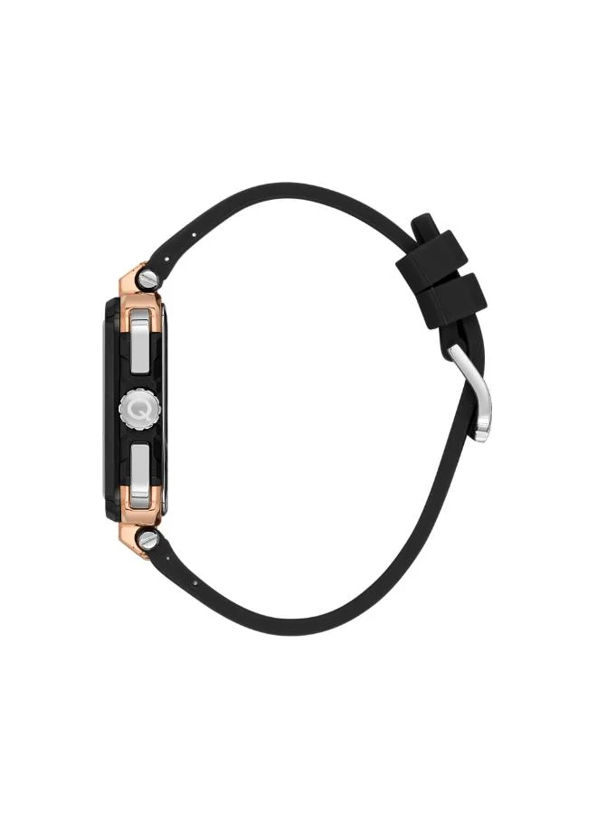 كوانتوم ساعة رجالية سيليكون متعددة الوظائف ٤٥ ملم