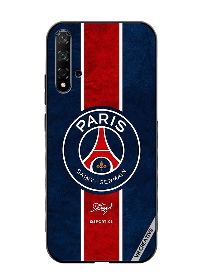 VR CREATIVE Protective Case Cover For Huawei Nova 5T Paris Saint Germain Design  Multicolour - Image 1